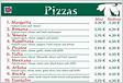 Pizzarella rdp menu